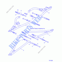 SUSPENSION AVANT CONTROL ARMS   G20G4P99AX/LX (701526) pour Polaris GENERAL 1000 4 SEAT de 2020