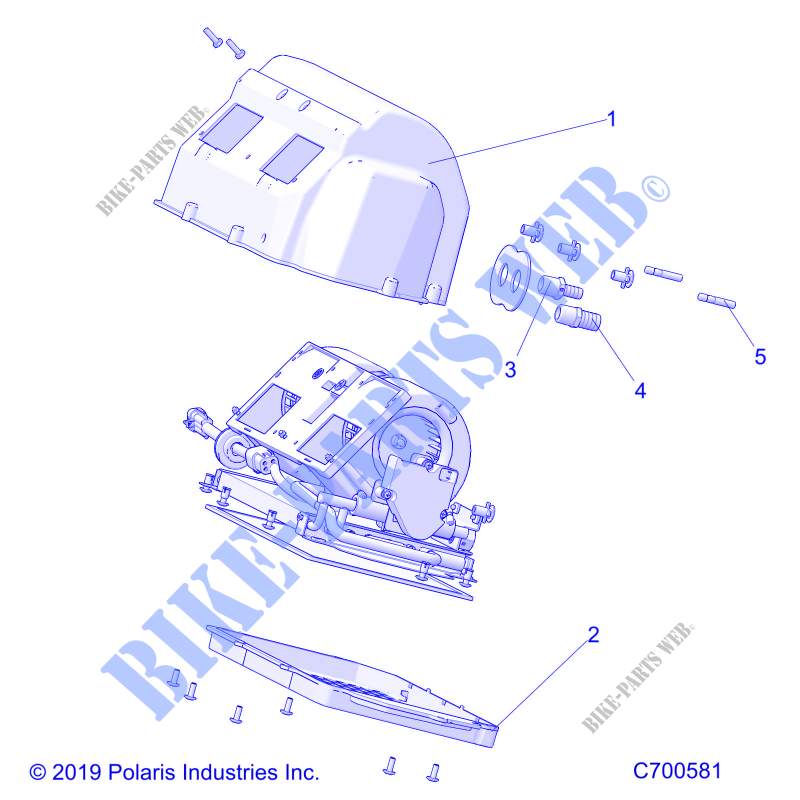 CHAUFFAGE   R20T6U99AM (C700581) pour Polaris RANGER CREW 1000 FULLSIZE EPS de 2020