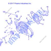 MOTEUR, MAG COVER MOUNT   R20RSU99/A/B (C700126 2) pour Polaris RANGER CREW 1000 NORTHSTAR FACTORY CHOICE de 2020