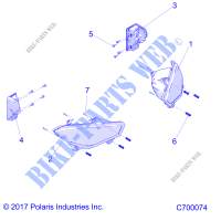 PHARES AND TAILLIGHTS   R19RRE99/A/B (C700074) pour Polaris RANGER 1000 49/50S FACTORY CHOICE de 2019