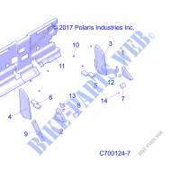 CARROSSERIE   CABINE    R18RRU99AS/BS (C700124 7) pour Polaris 	RANGER XP 1000 EPS NORTHSTAR HVAC EDITION de 2018