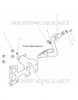BRAKES, PEDAL AND MAITRE CYLINDRE   Z20A5A87B2/E87BP/BK/BX (49RGRBRAKEFOOT14RZR1000) pour Polaris RZR 900 50 INCH de 2020
