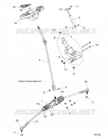 DIRECTION   Z20A5A87B2 (700162) pour Polaris RZR 900 50 INCH de 2020