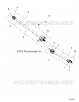 DRIVE TRAIN, ARBRE DE TRANSMISSION AVANT   Z20A5A87B2/E87BP/BK/BX (701071) pour Polaris RZR 900 50 INCH de 2020
