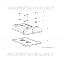 ENGINE, COUVERCLE SOUPAPE   Z20A5A87B2/E87BP/BK/BX (49RGRVALVE13900XP) pour Polaris RZR 900 50 INCH de 2020