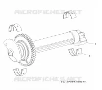 MOTEUR, BALANCER   Z20A5A87B2/E87BP/BK/BX (49RGRBALANCER13900XP) pour Polaris RZR 900 50 INCH de 2020