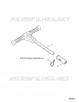 POIGNEE PASSAGER   Z20A5A87B2/E87BP/BK/BX (700282) pour Polaris RZR 900 50 INCH de 2020