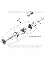 SYSTEME DE TRANSMISSION, PRIMARY CLUTCH   Z20A5A87B2/E87BP/BK/BX (49RGRCLUTCHDRV1323181) pour Polaris RZR 900 50 INCH de 2020