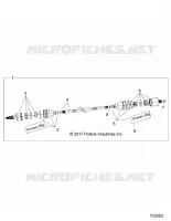 SYSTEME DE TRANSMISSION, REAR HALF SHAFT   Z20A5A87B2/E87BP/BK/BX (702052) pour Polaris RZR 900 50 INCH de 2020