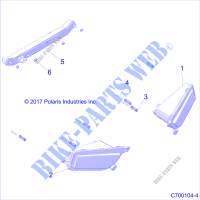PHARES AND TAILLIGHTS   Z20S1E99AG/AK/BG/BK (C700104 4) pour Polaris RZR RS1 de 2020