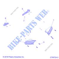 PHARES AND TAILLIGHTS   Z20P4E92AC/BC (C700724 3) pour Polaris RZR TURBO S de 2020