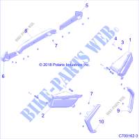 PHARES AND TAILLIGHTS   Z19VFE92AC/BC/AD/BD/AM/BM/LAG/BG (C700162 3) pour Polaris RZR TURBO 4 de 2019