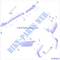 PHARES AND TAILLIGHTS   Z19VPL92AK/BK/AR/BR/AM/BM (C700162 3) pour Polaris RZR XP 4 TURBO S de 2019