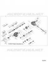 DRIVE TRAIN, PONT PRINCIPAL INTERNALS   Z18VAA87B2/E87BM/BW (701074) pour Polaris RZR 900 50 INCH  de 2018
