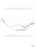 DRIVE TRAIN, SELECTEUR DE VITESSE   Z18VAA87B2/E87BM/BW (701072.TIF) pour Polaris RZR 900 50 INCH  de 2018