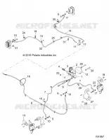 DURITES DE FREIN AND MASTER CYLINDER   Z18VAA87B2/E87BM/BW (701067) pour Polaris RZR 900 50 INCH  de 2018