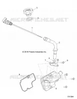 JAUGE A HUILE AND BREATHER   Z18VAA87B2/E87BM/BW (701094) pour Polaris RZR 900 50 INCH  de 2018