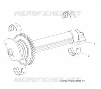MOTEUR, BALANCER   Z18VAA87B2/E87BM/BW (49RGRBALANCER13900XP) pour Polaris RZR 900 50 INCH  de 2018