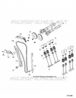 SOUPAPES AND CAMSHAFTS   Z18VAA87B2/E87BM/BW (701096) pour Polaris RZR 900 50 INCH  de 2018