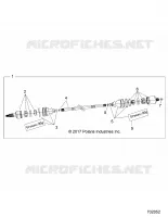 SYSTEME DE TRANSMISSION, REAR HALF SHAFT   Z18VAA87B2/E87BM/BW (702052) pour Polaris RZR 900 50 INCH  de 2018