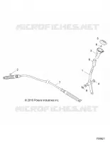 DRIVE TRAIN, SELECTEUR DE VITESSE   Z18VCE87BK/BU/BR/LU (700921) pour Polaris 	RZR S4 900 EPS 4 SEAT de 2018