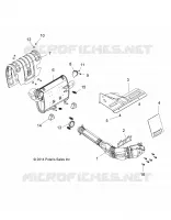 ECHAPPEMENT SYSTEM   Z18VCE87BK/BU/BR/LU (49RGREXHAUST15RZR900) pour Polaris 	RZR S4 900 EPS 4 SEAT de 2018