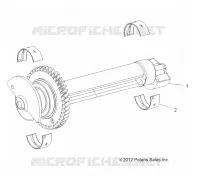 MOTEUR, BALANCER   Z18VCE87BK/BU/BR/LU (49RGRBALANCER13900XP) pour Polaris 	RZR S4 900 EPS 4 SEAT de 2018