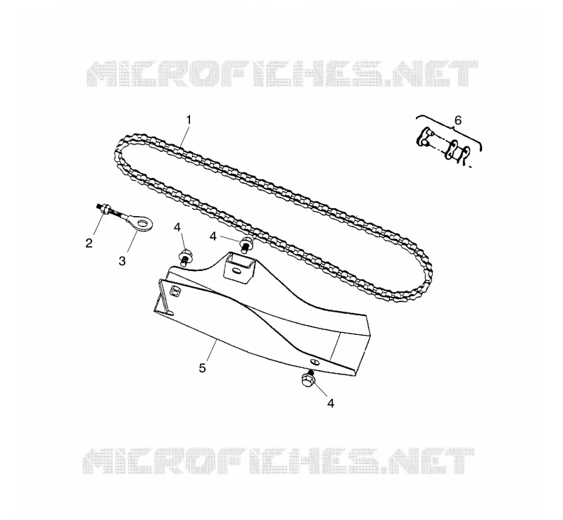 CHAINE - A03EA05CA/CB (4970857085B13) Polaris SCRAMBLER 50 2003 SCRAMBLER 50  SCRAMBLER 50 - A03EA05CA/CB