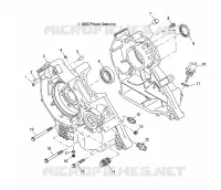 CARTERS MOTEUR   A03CA32AA (4999201699920169C12) pour Polaris TRAIL BOSS 330 de 2003