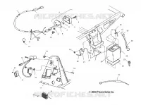 ELECTRICITE/FEU ARRIERE   A03CA32AA (4986248624C01) pour Polaris TRAIL BOSS 330 de 2003