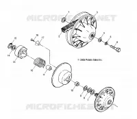 EMBRAYAGE DE TRANSMISSION   A03CA32AA (4999200059920005C06) pour Polaris TRAIL BOSS 330 de 2003