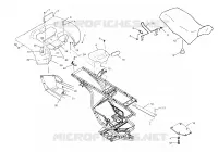 HABITACLE ET SIEGE ARRIERE   A03CA32AA (4978627862A04) pour Polaris TRAIL BOSS 330 de 2003