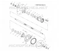 PONT ARRIERE   A03CA32AA (4986228622C03) pour Polaris TRAIL BOSS 330 de 2003