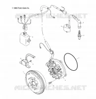 STATOR   A03CA32AA (4977487748E01) pour Polaris TRAIL BOSS 330 de 2003