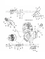 SUPPORT MOTEUR   A03CA32AA (4978627862A07) pour Polaris TRAIL BOSS 330 de 2003