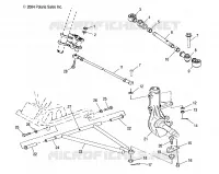 TRIANGLES SUSPENSIONS    A03CA32AA (4994839483B07) pour Polaris TRAIL BOSS 330 de 2003