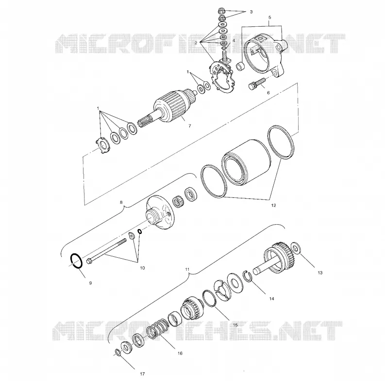 DEMARREUR - A02CH42AA (4968536853D12) Polaris SPORTSMAN 400 2002 SPORTSMAN 400  SPORTSMAN 400 - A02CH42AB