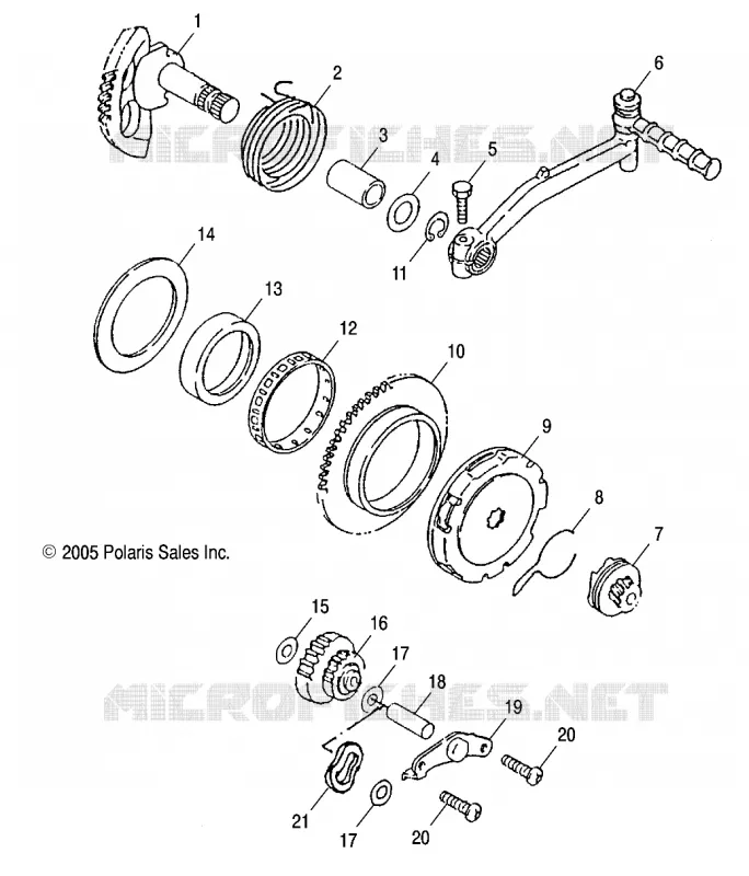 DEMARREUR - A02FA09CA/CB/CC (4999202309920230A12) Polaris SPORTSMAN 90 2002 SPORTSMAN 90  SPORTSMAN 90