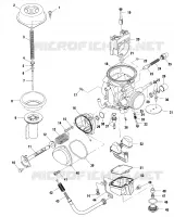 CARBURATEUR   A01BG50(AA)(AB) (4963766376D003) pour Polaris SCRAMBLER 500 4X4 de 2001