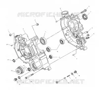 CARTERS MOTEUR   A01BG50AA (4963766376C014) pour Polaris SCRAMBLER 500 4X4 de 2001