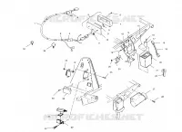 ELECTRICITE/FEU ARRIERE   A01BG50AA (4963766376C007) pour Polaris SCRAMBLER 500 4X4 de 2001