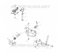 FREIN ARRIERE MAITRE CYLINDRE   A01BG50AA (4963766376C002) pour Polaris SCRAMBLER 500 4X4 de 2001