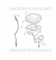 INSTRUMENTS   ACCELERATEUR ASM./CABLE   A01BG50AA (4963766376B010) pour Polaris SCRAMBLER 500 4X4 de 2001