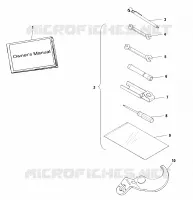 OUTILS   A01BG50(AA)(AB) (4963766376D014) pour Polaris SCRAMBLER 500 4X4 de 2001