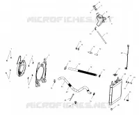 SYSTÈME DE REFROIDISSEMENT   A01BG50AA (4963766376A008) pour Polaris SCRAMBLER 500 4X4 de 2001