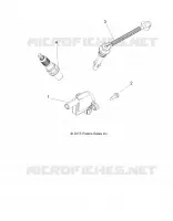 ALLUMAGE COIL, WIRE AND SPARK PLUG   A15SAA32EH (49ATVIGNITION14SP570) pour Polaris HAWKEYE 325 2X4 de 2015