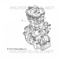MOTEUR COMPLET   A15SAA32EH (49ATVLB14SP325) pour Polaris HAWKEYE 325 2X4 de 2015