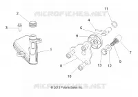 POMPE A HUILE   A15SAA32EH (49ATVOILPUMP14SP325) pour Polaris HAWKEYE 325 2X4 de 2015