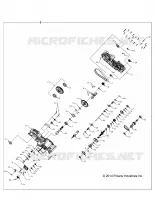 SYSTÈME DE TRANSMISSION, PONT PRINCIPAL   A15SAA32EH (49ATVPONT1333314) pour Polaris HAWKEYE 325 2X4 de 2015