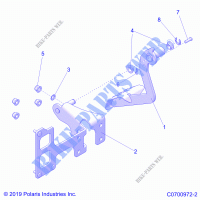 FREINS, PEDAL AND MASTER CYLINDER   Z21N4E92AX/AG/BG/BX (C0700972 2) pour Polaris RZR XP 4 TURBO de 2021